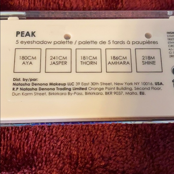 Natasha Denona PEAK 5 Pan EyeShadow Palette - Picture 7 of 10